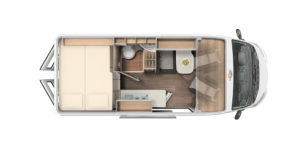 CV 601 Grundriss Carado- Anaya Rheintal Reisemobile